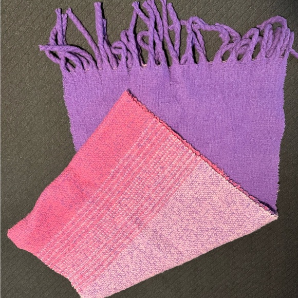 & Other Stories Accessories - Matching Set!🧣Oversized Wool Purple Ombré Scarf + Purple Beret - & Other Stories